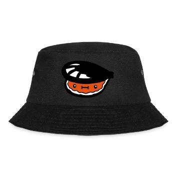 kleine suesse muschel mit gesicht - Bucket Hat - Schwarz - Vorne - Lela (165cm)