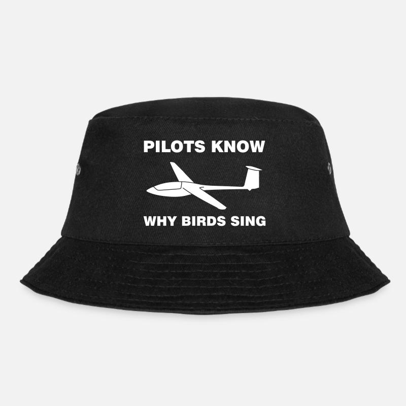 Pilote de planeur de vol d'oiseau - Bob - noir