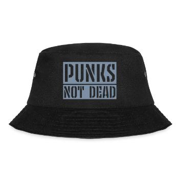 punks not dead Zitat - Bucket Hat - Schwarz - Vorne - Lela (165cm)