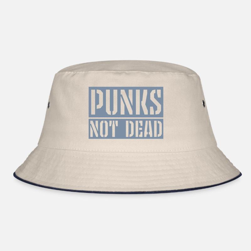 punks not dead quote Bucket Hat