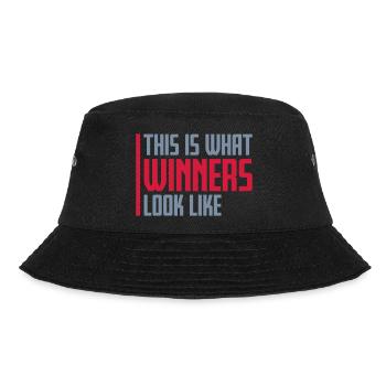 What Winners Look Like - Bucket Hat - Schwarz - Vorne - Lela (165cm)