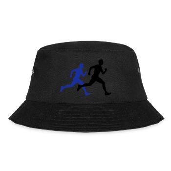 Running Marathon Man Silhouette - Bucket Hat - black - Front - Lela (165cm)