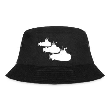 3 U-Boote Flotte Drei Geschwader Gruppe Team Crew - Bucket Hat - Schwarz - Vorne - Lela (165cm)