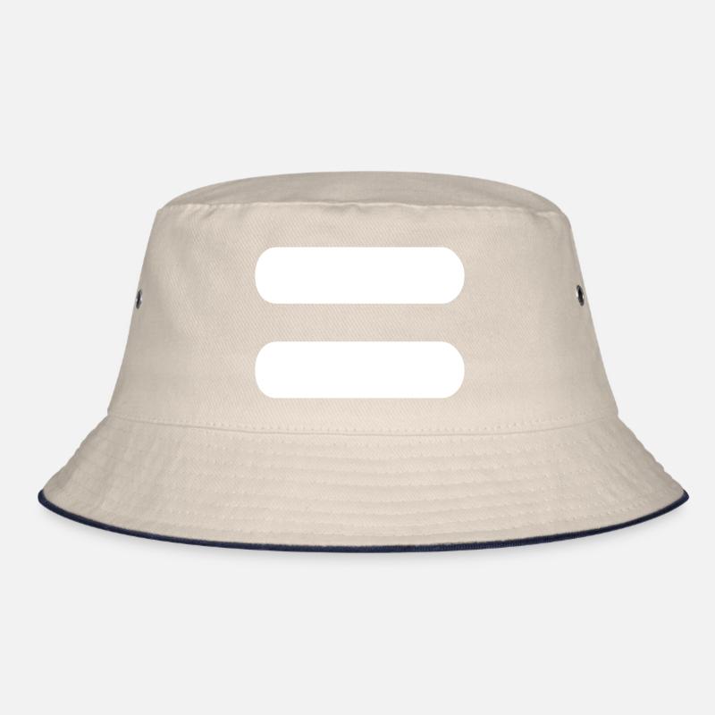 Equal symbol math vector Bucket Hat