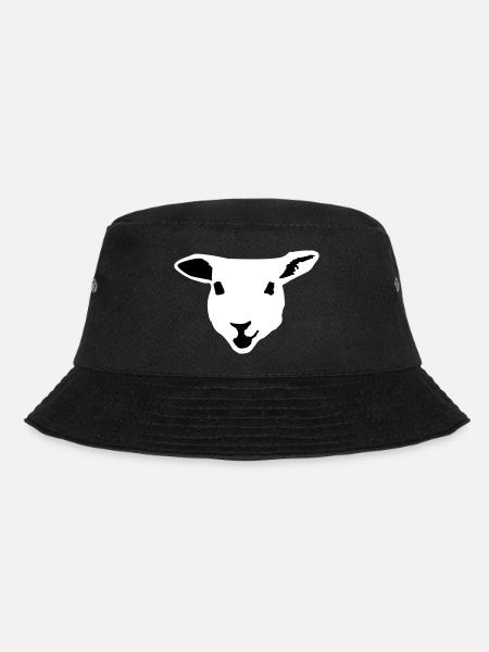 Schaf, Lamm - Bucket Hat - Schwarz
