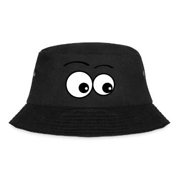 augen - Bucket Hat - Schwarz - Vorne - Lela (165cm)