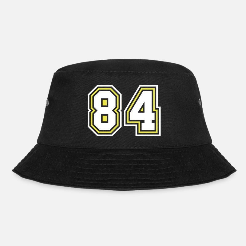 84 Zahl Symbol - Bucket Hat - Schwarz