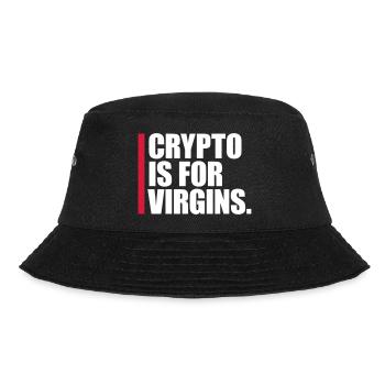 crypto is for virgins - Bucket Hat - black - Front - Lela (165cm)