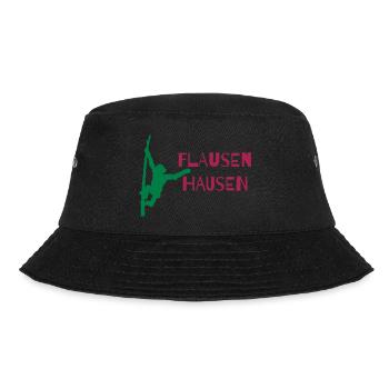 Flausen Hausen, geweckter Affe - Bucket Hat - Schwarz - Vorne - Lela (165cm)