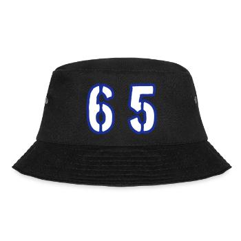65 Number Symbol - Bucket Hat - black - Front - Lela (165cm)