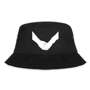 Hand Pfote - Bucket Hat - Schwarz - Vorne - Lela (165cm)