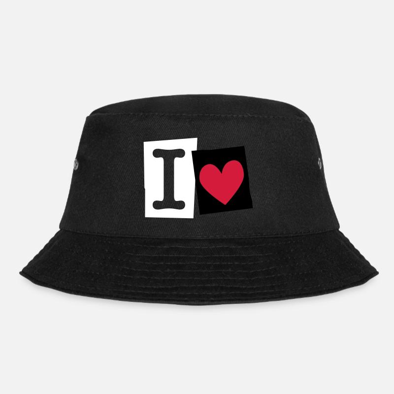 I Love (cutter font) - Bob - noir