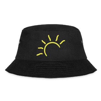 Pflegedienst-Sonne - Bucket Hat - Schwarz - Vorne - Lela (165cm)