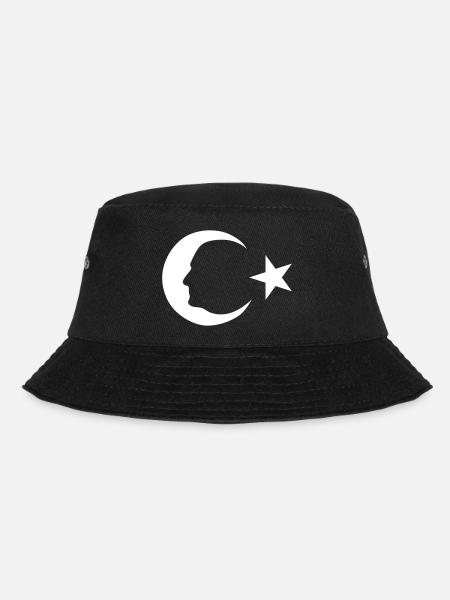 Atatürk ve Türk Bayrağı - Bucket Hat - Schwarz
