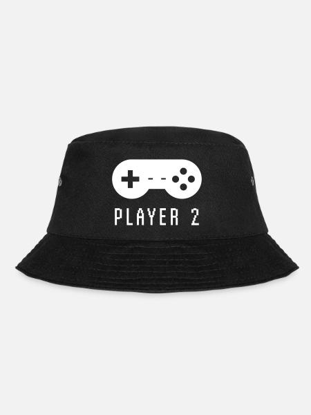 Gamer Player 2 - Bucket Hat - Schwarz