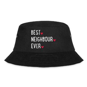 best neighbour ever - Bucket Hat - black - Front - Lela (165cm)