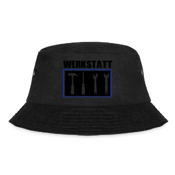 werkzeug werkstatt - Bucket Hat - Schwarz - Vorne - Lela (165cm)