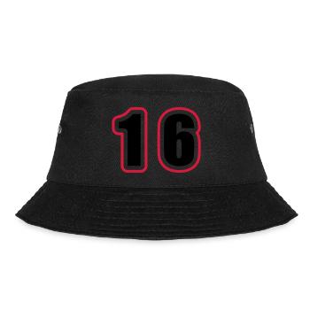 16 Number College - Bucket Hat - black - Front - Lela (165cm)