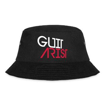 Guitarist Guitar Playing Guitarist Rock Music Fun - Bucket Hat - black - Front - Lela (165cm)