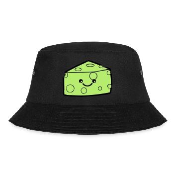 Cheese Smile - Bucket Hat - Schwarz - Vorne - Lela (165cm)