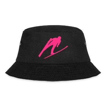 skispringer - skijumper - Bucket Hat - Schwarz - Vorne - Lela (165cm)