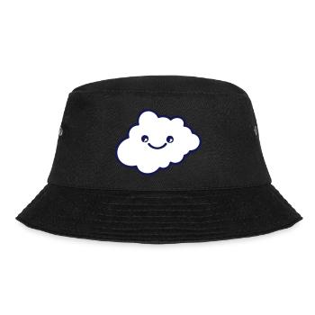 Cloud Smile - Bucket Hat - black - Front - Lela (165cm)
