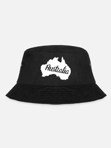 australia - Bucket Hat - Schwarz