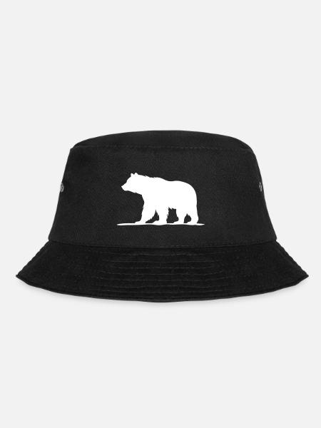 Bär - Bucket Hat - Schwarz