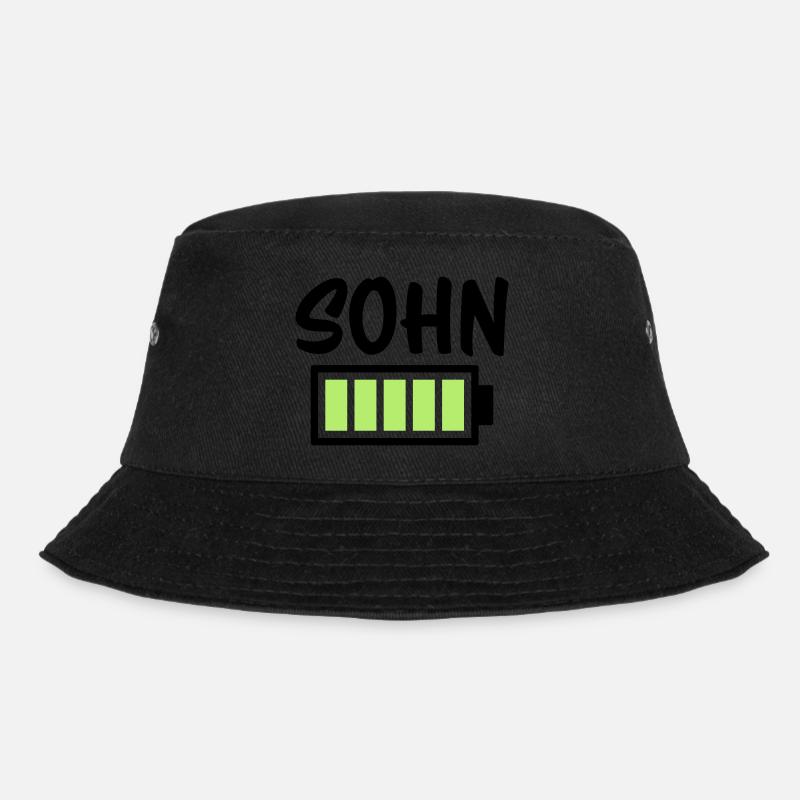 Sohn - Akku - Bucket Hat - Schwarz