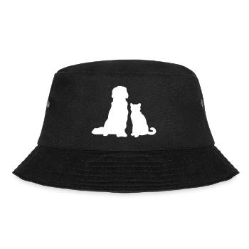 Chat avec chien - Bob - noir - Devant - Lela (165cm)