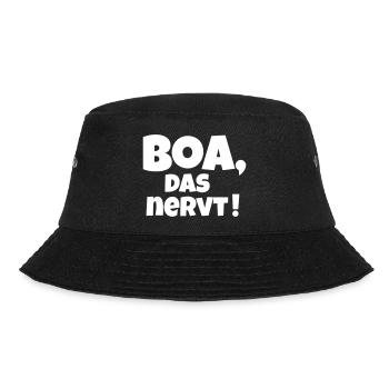 Boa das nervt - Bucket Hat - Schwarz - Vorne - Lela (165cm)