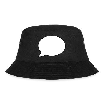 Speech bubble empty - Bucket Hat - black - Front - Lela (165cm)