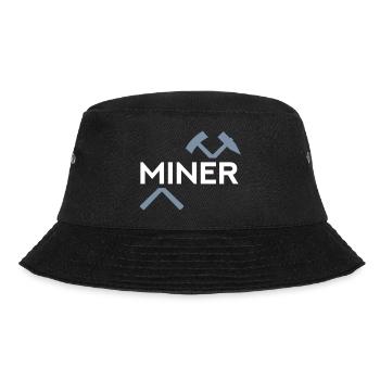 Miner (mallet and iron cut) - Bucket Hat - black - Front - Lela (165cm)