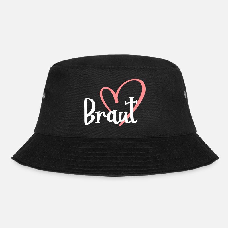Braut - Bucket Hat - Schwarz