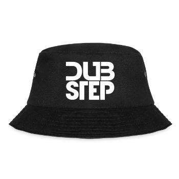 Dub Step Techno Musik Party Club Text Schriftzug - Bucket Hat - Schwarz - Vorne - Lela (165cm)