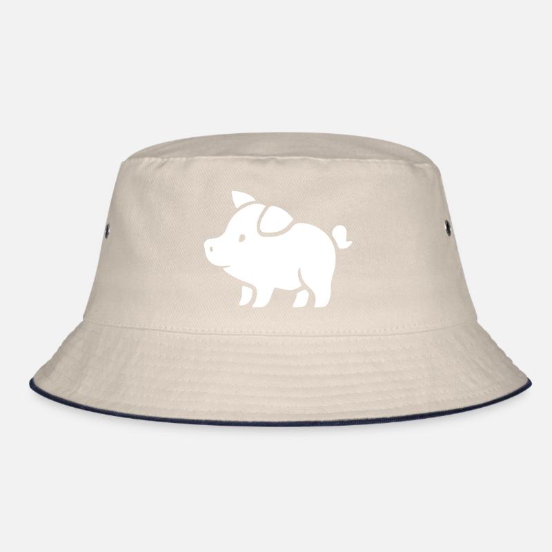 Schweinchen Sau Eber Bucket Hat