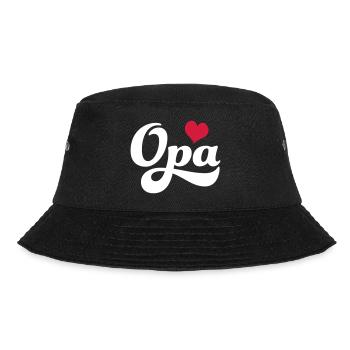 Opa - Bucket Hat - Schwarz - Vorne - Lela (165cm)