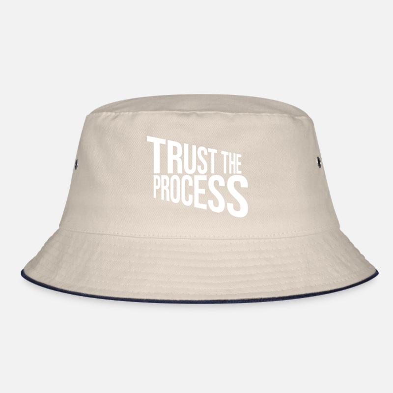 trust the process Quote Bucket Hat