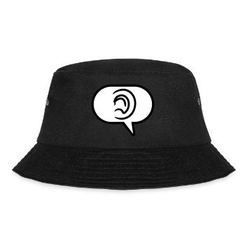 Entendre une bulle de discours de symbole simple - Bob - noir - Devant - Lela (165cm)