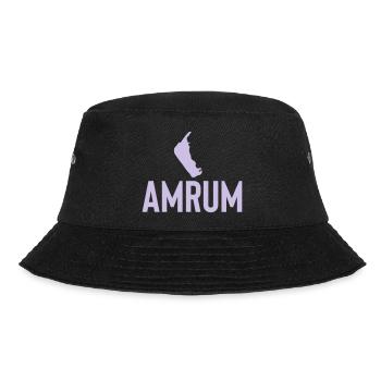 Amrum, Insel, Urlaub - Bucket Hat - Schwarz - Vorne - Lela (165cm)