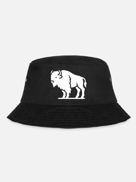 bison tier - Bucket Hat - Schwarz