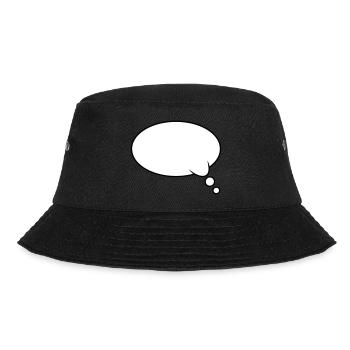 Denkblase Design - Bucket Hat - Schwarz - Vorne - Lela (165cm)