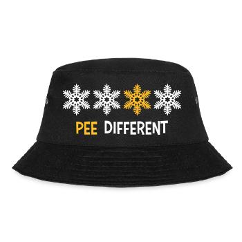 Pee Different Yellow - Bucket Hat - black - Front - Lela (165cm)