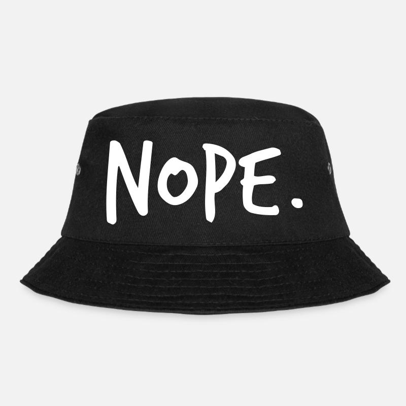 Nope avec un type cool. Le motif « nope ». - Bob - noir
