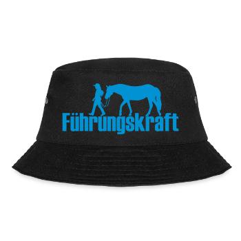 Führungskraft Pferde - Bucket Hat - Schwarz - Vorne - Lela (165cm)