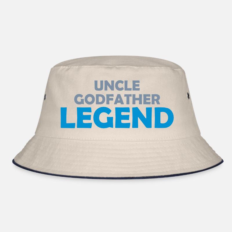 Uncle Godfather Legend Quote Bucket Hat
