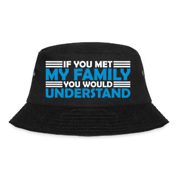 you would understand quote - Bucket Hat - black - Front - Lela (165cm)