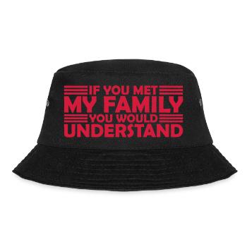 you would understand quote - Bucket Hat - black - Front - Lela (165cm)