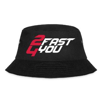 Too Fast for You Saying 2 Too Fast 4 For You - Bucket Hat - black - Front - Lela (165cm)