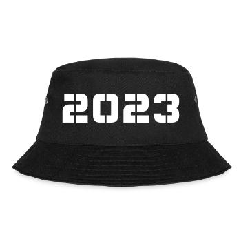 Year of birth Birthday New Year Born In 2023 - Bucket Hat - black - Front - Lela (165cm)